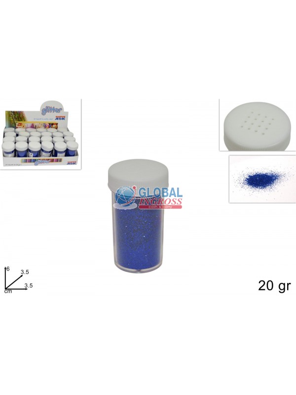 GLITTER 20gr BLU