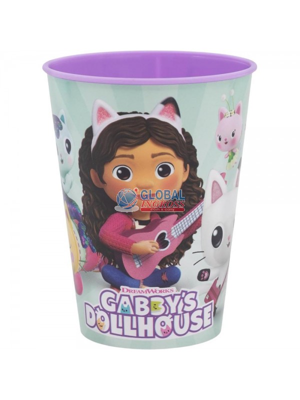 BICCHIERE PLASTICA GABBY'S DOLLHOUSE