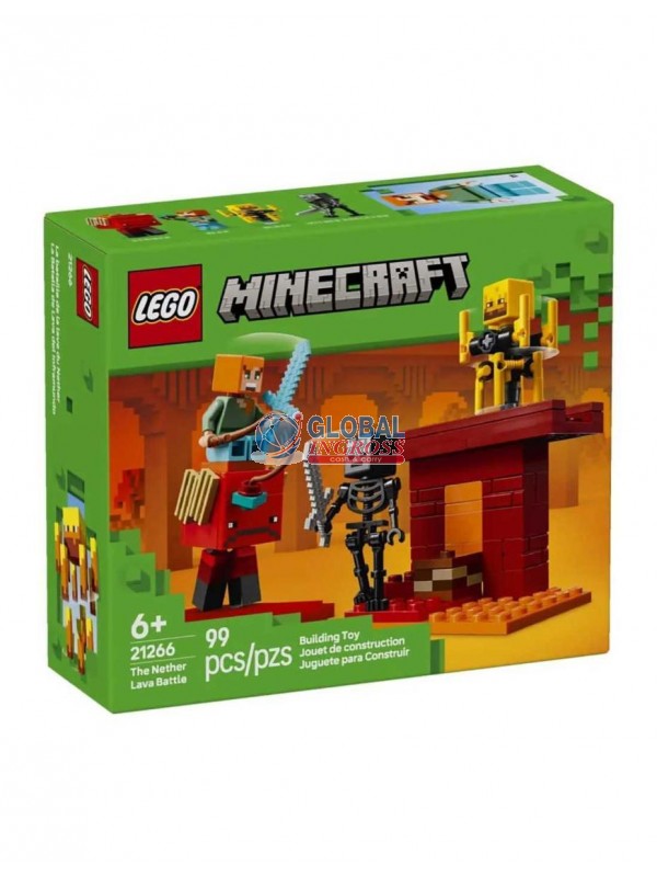 LEGO MINECRAFT BATTAGLIA SUL PONTE DEL NETHER