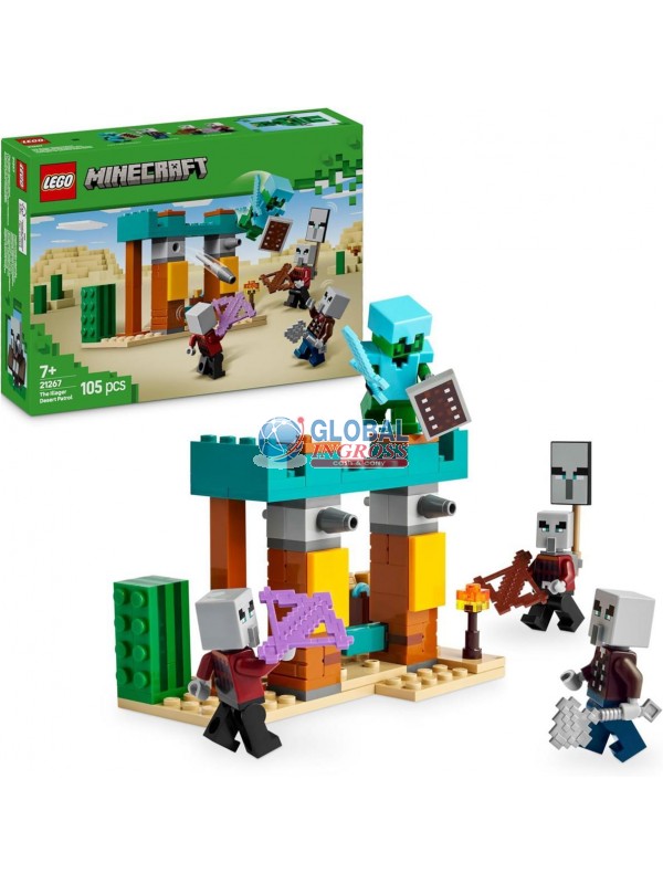 LEGO MINECRAFT PATTUGLIA NEL DESERTO DELLA BESTIA