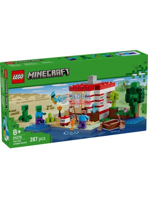LEGO MINECRAFT CASA NELLA GIUNGLA ESPLOSIVA