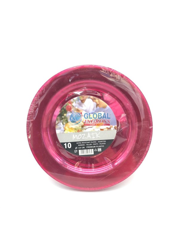 PIATTI FUCSIA CM.19
