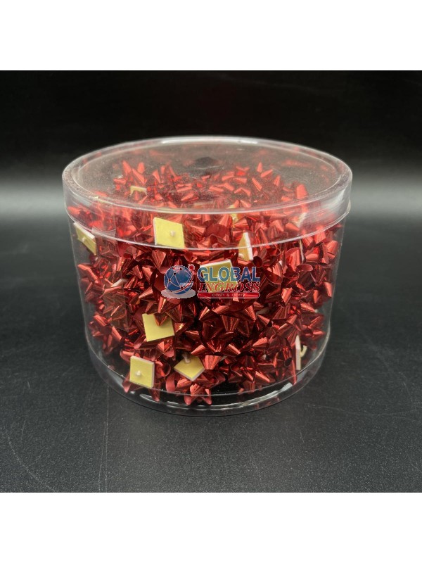 COCCARDA 5mm METAL ROSSA