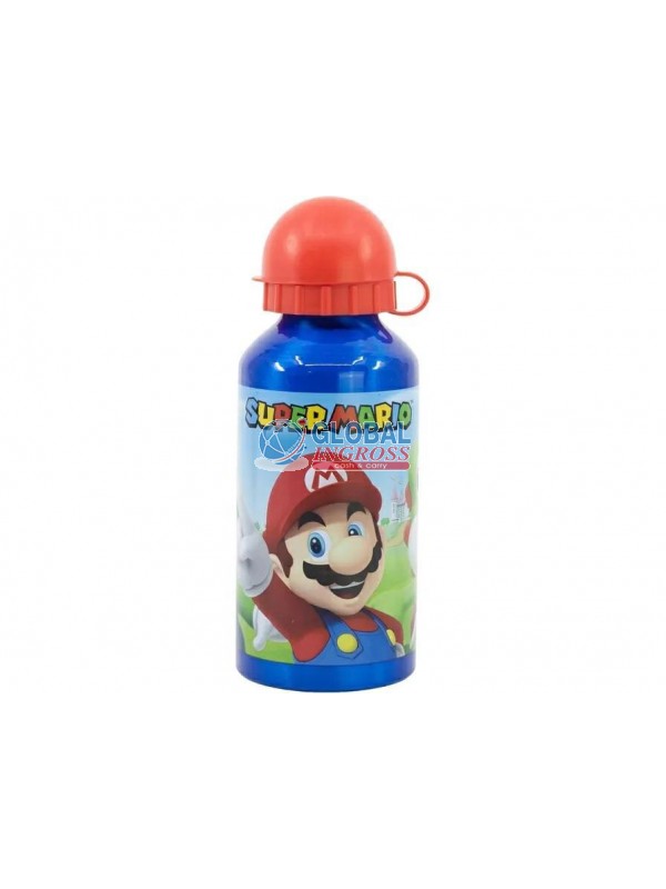 BORRACCIA ALLUMINIO 400ml SUPERMARIO