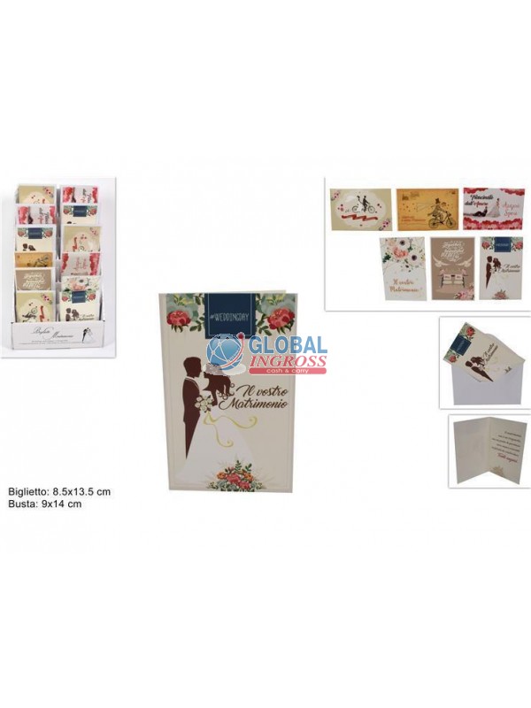BIGLIETTO NOZZE 13x8
