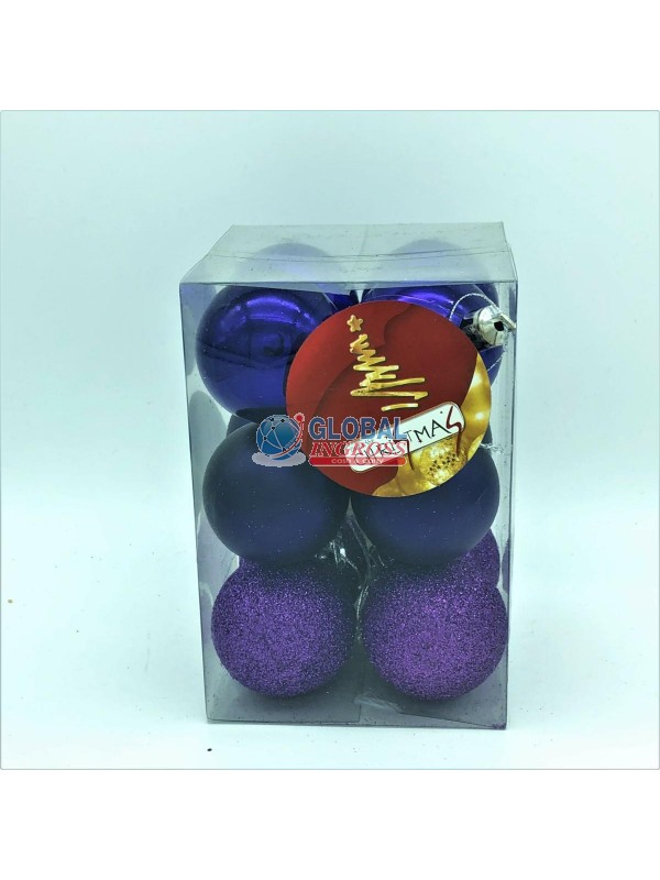 BOX 12 PALLINE ASS. VIOLA