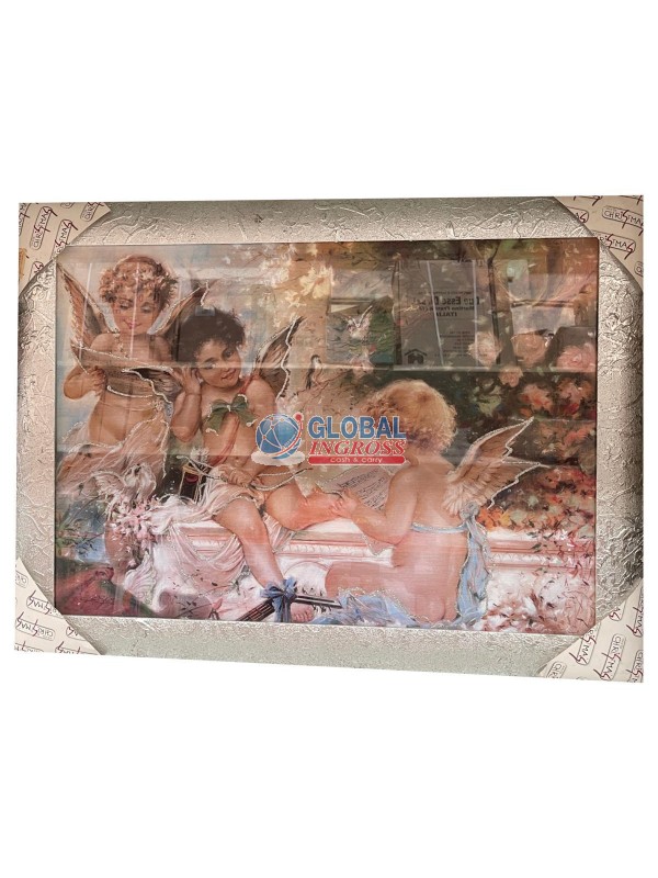 QUADRO 60x80 ANGELI ARGENTO