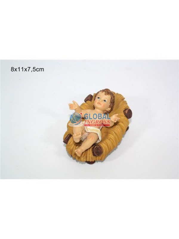 GESU' BAMBINO C/CULLA 11cm