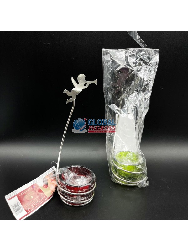 PORTA T-LIGHT CON ANGELO