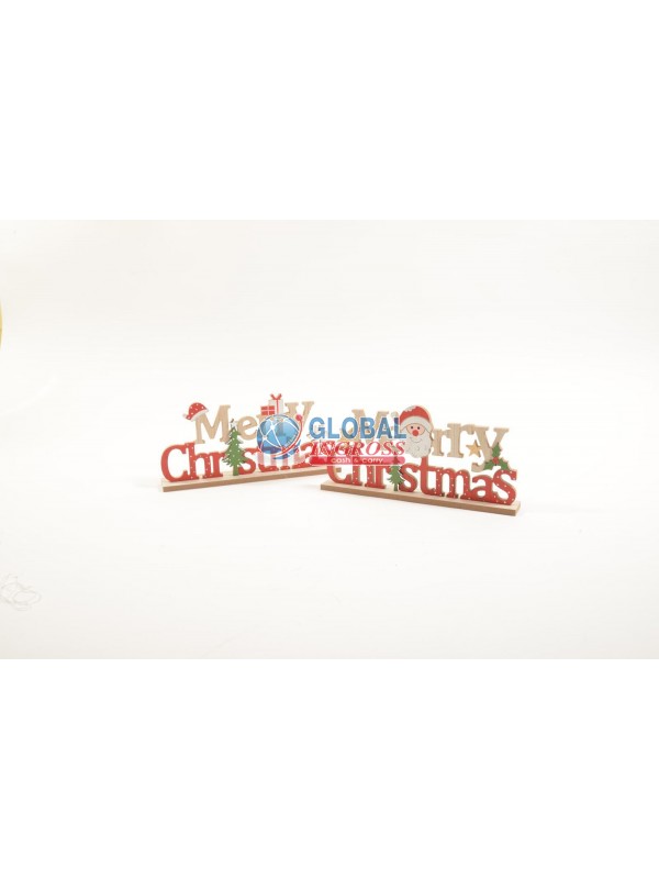 SCRITTA NATALE IN LEGNO30cm