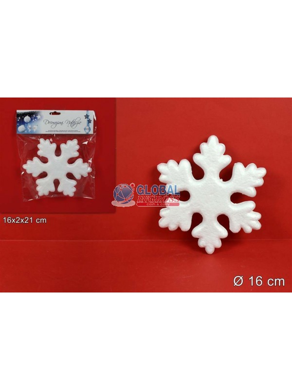 FIOCCO NEVE 16cm POLISTIROLO