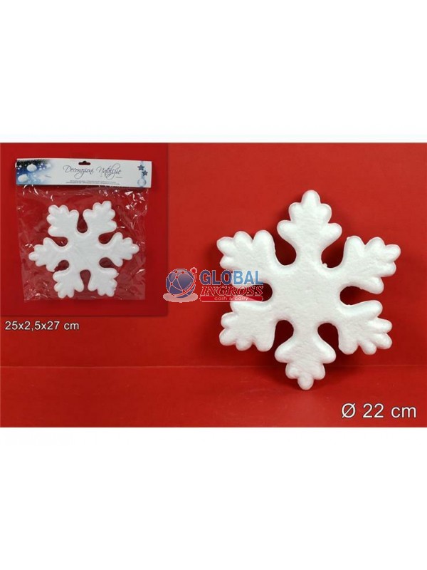 FIOCCO NEVE 22cm POLISTIROLO