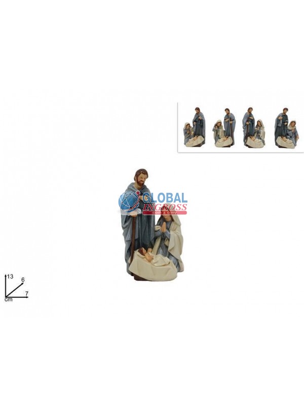 GRUPPO NATIVITA' 15cm ASS.