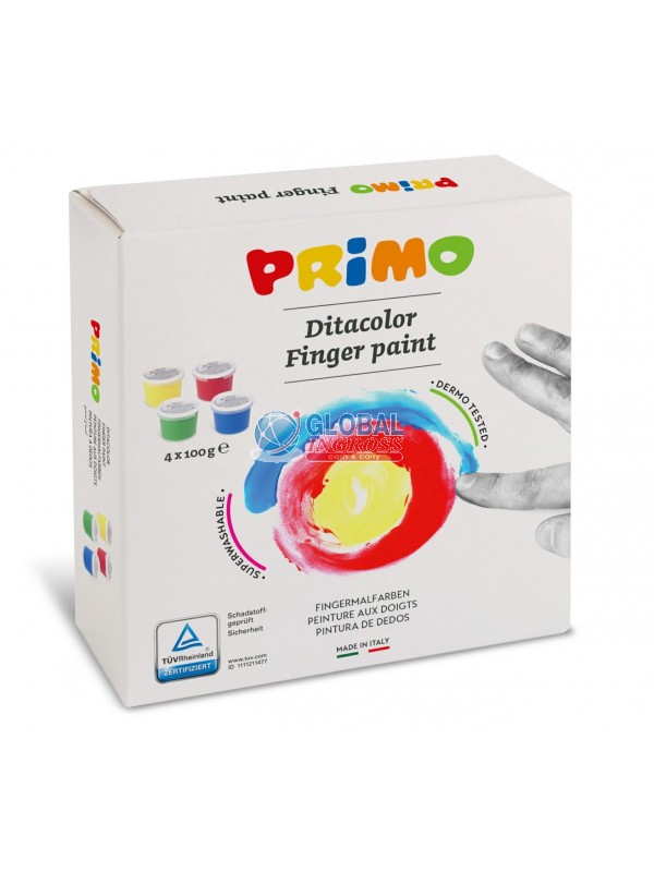 TEMPERA A DITA 100gr 4 COLORI