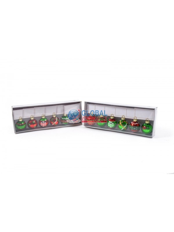 SEGNAPOSTO PALLE VETRO 6pz 4cm