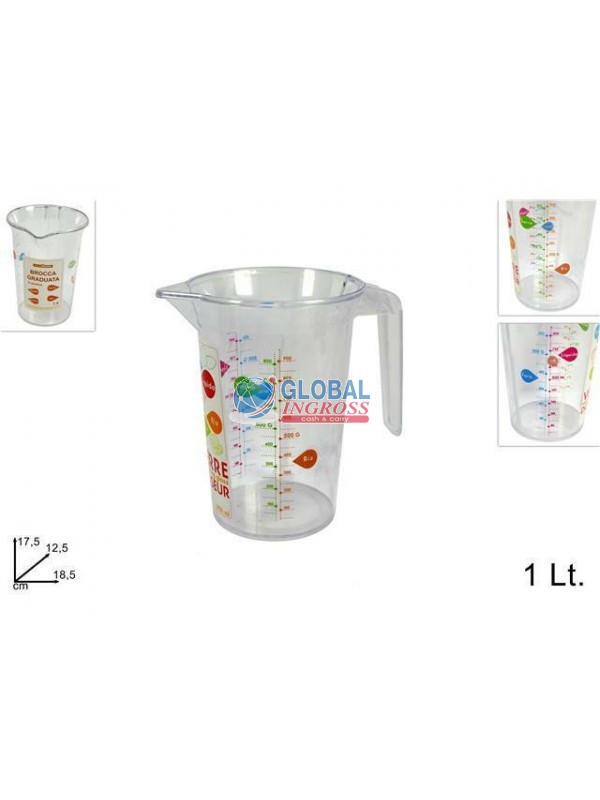 BROCCA GRADUATA PLASTICA 1lt