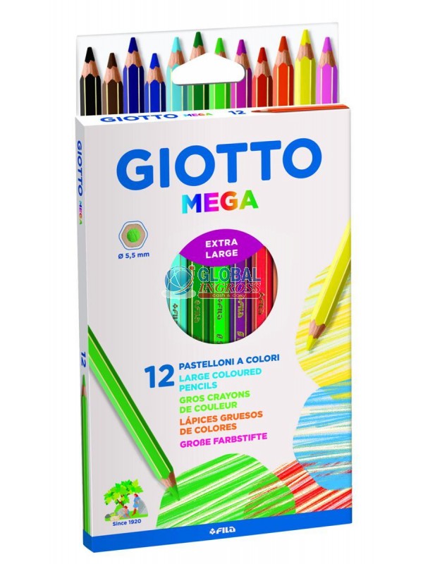 GIOTTO MEGA 12 PASTELLI