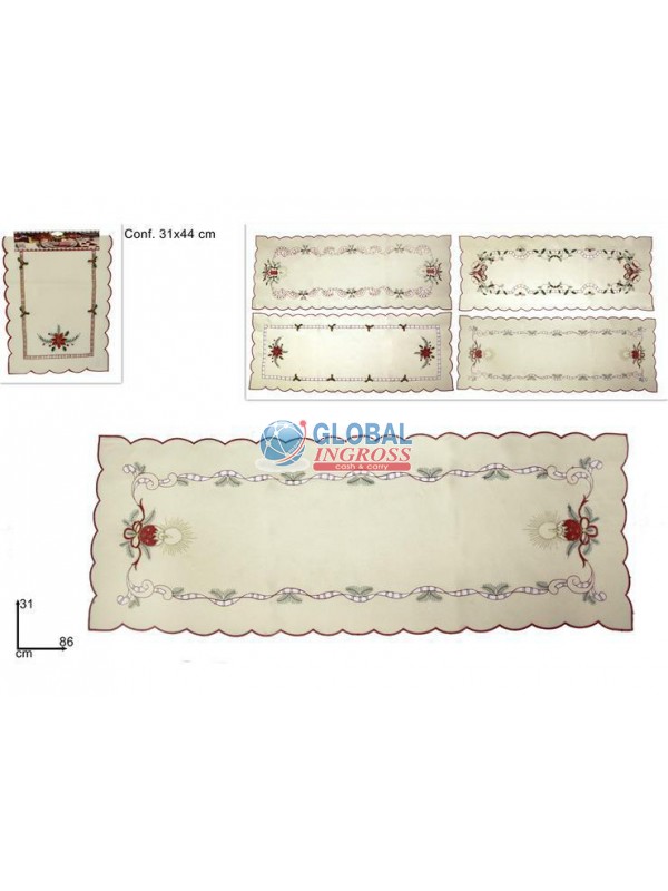 CENTRINO NATALE 86x31 BEIGE