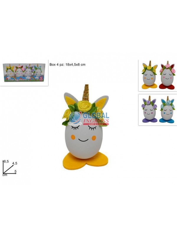 UOVA VISO UNICORNO 4pz