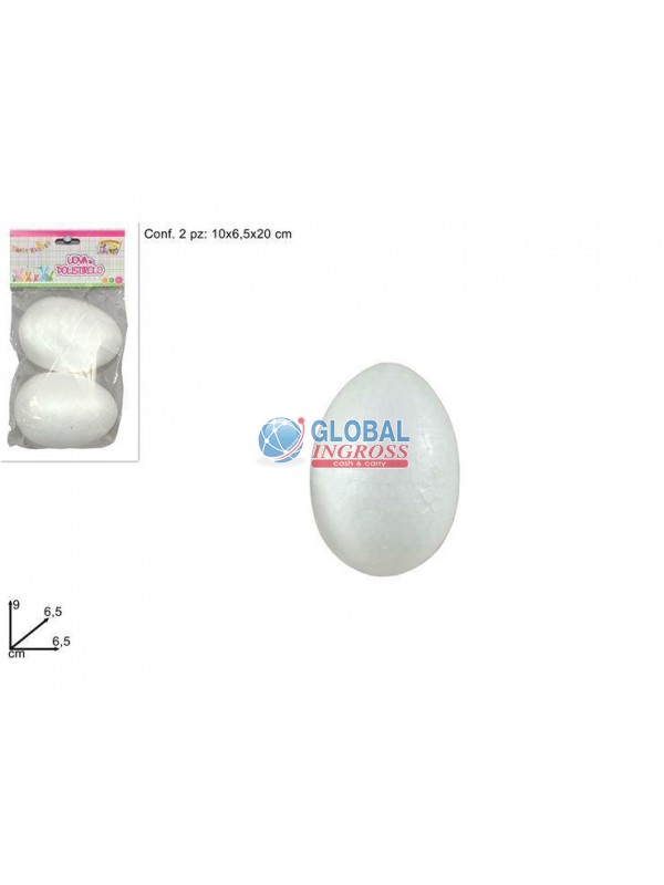 UOVA POLISTIROLO 9cm 2pz