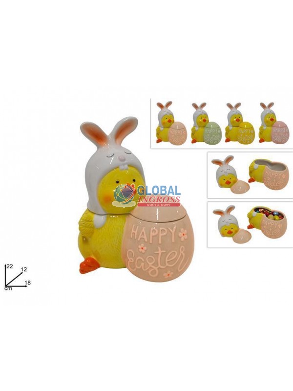 BARATTOLO PULCINO C/UOVO COL.ASS.