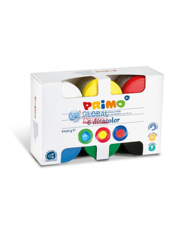 TEMPERA A DITA 50gr 6 COLORI