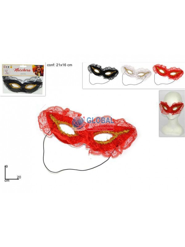 MASCHERINA DONNA C/MERLETTO