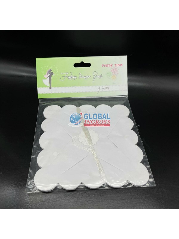 FESTONE BIANCO 4mt