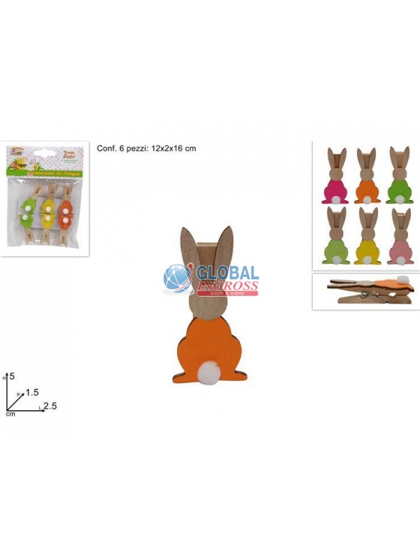 MOLLETTE PASQUA CONIGLIO 6pz