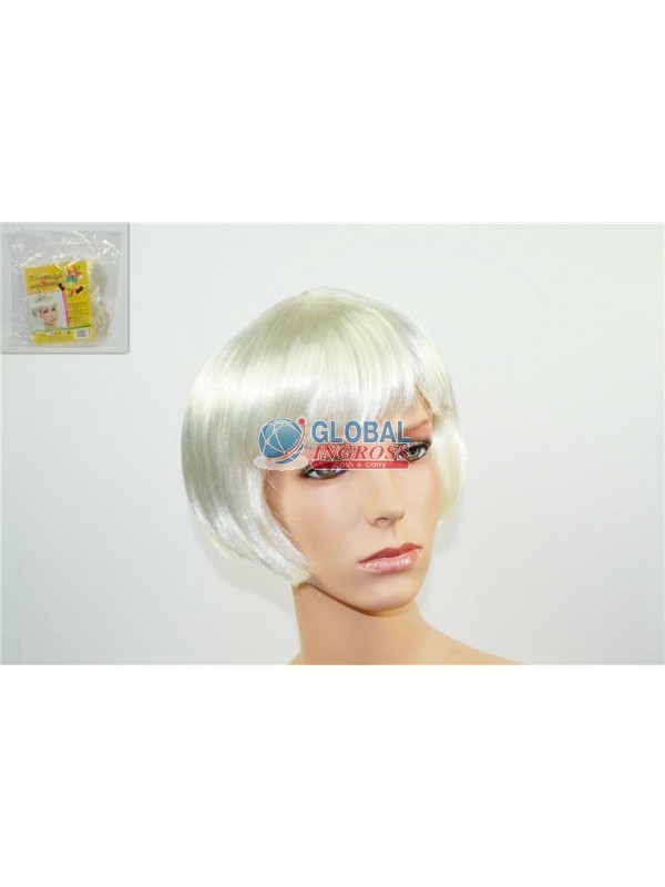 PARRUCCA CASCHETTO BIANCA