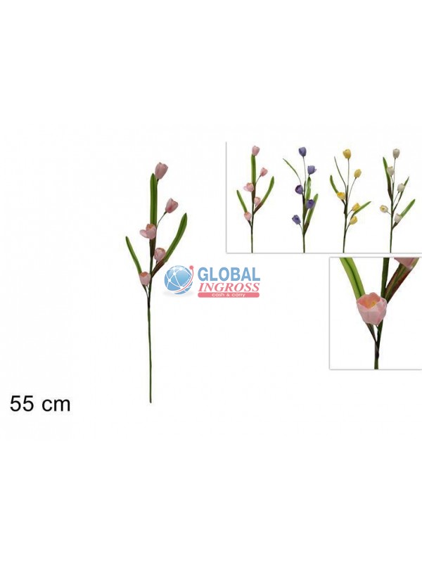 STELO FIORE 55cm C/ROSELLINE