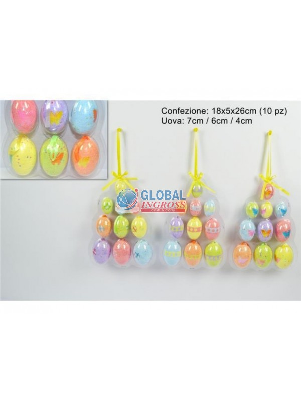 UOVA PASQUA 10pz IN PVC