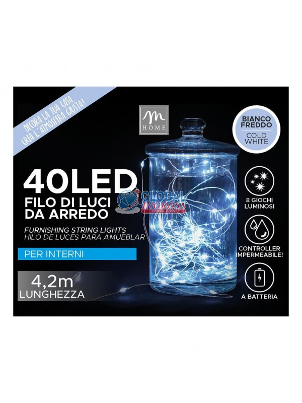 FILO 40 LED BIANCO FREDDO