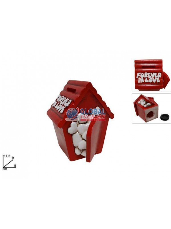 SALVADANAIO CASETTA C/CUORI