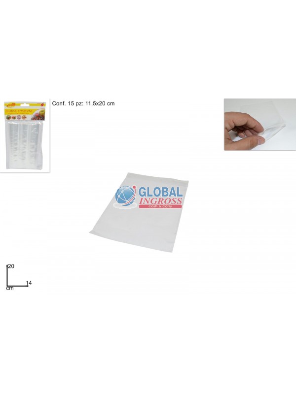 BUSTINA ERMETICA 14x20 15pz