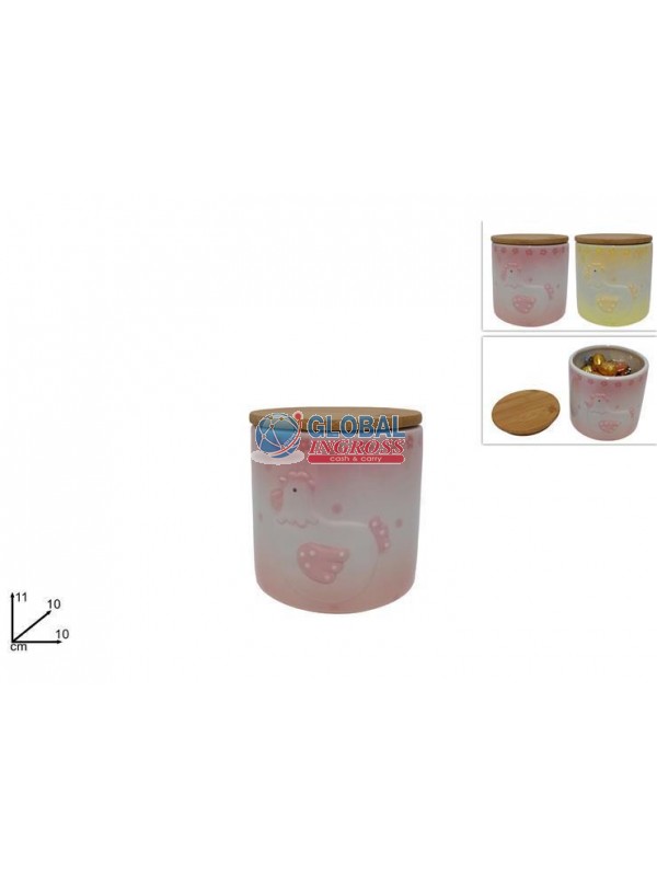 BARATTOLO CERAMICA C/TAPPO 11cm PASQUA