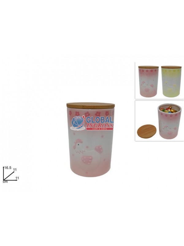 BARATTOLO PASQUA C/TAPPO ERMETICO 16cm