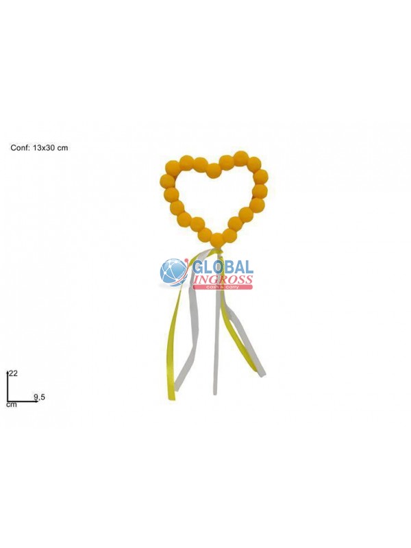 SPILLONE CUORE MIMOSA