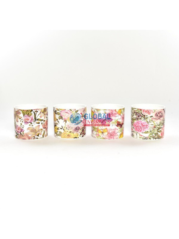 VASO CERAMICA ROSE 12x12 H.11,5cm