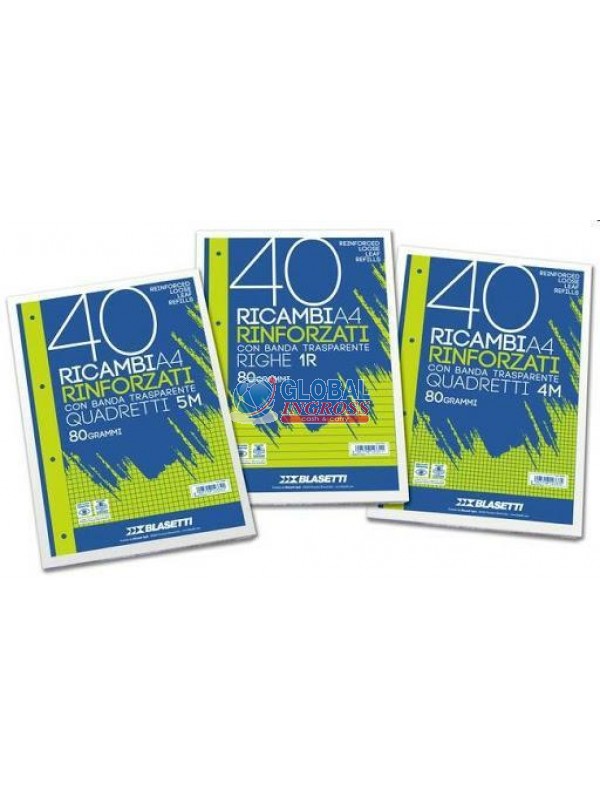 RICAMBI RINFORZATI BIANCO 40ff