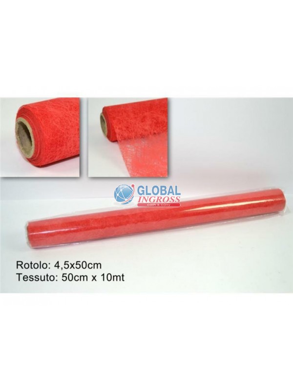 ROTOLO RAFFIA ROSSO cm50x10mt