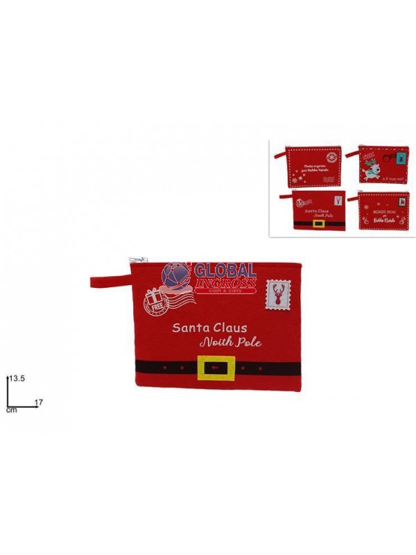 BORSETTA LETTERA FELTRO17cm