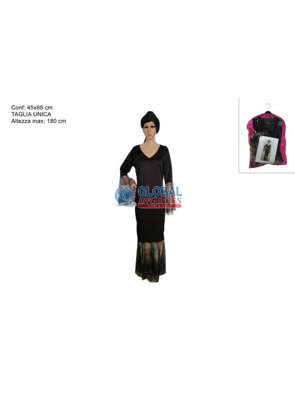 COSTUME ADULTO MORTICIAC/PARRUCCA