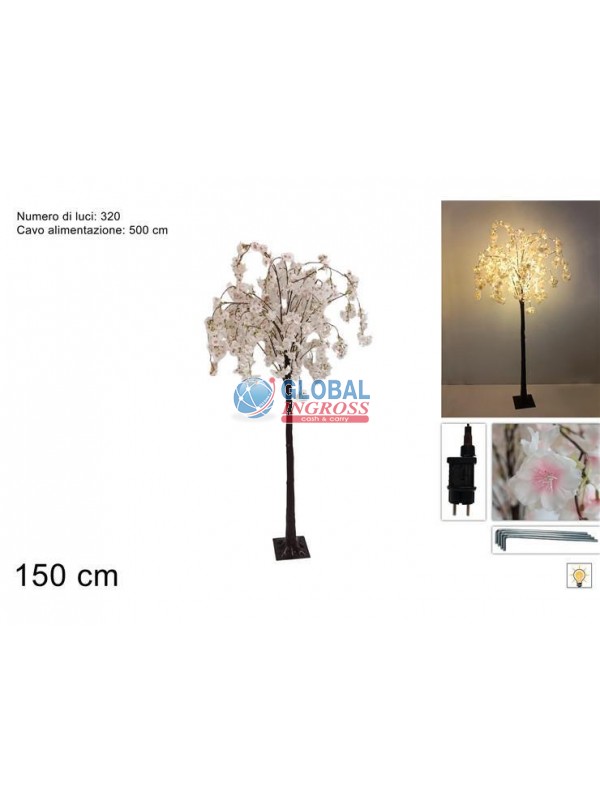 ALBERO PESCO 150cm C/320 LUCI LED