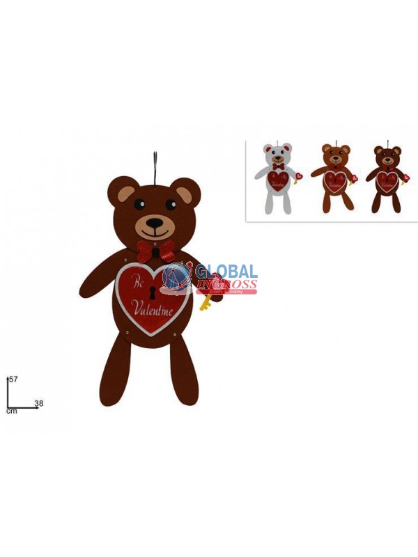 APPENDINO ORSETTO FELTRO 57cm LOVE