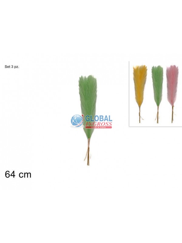 STELO PIUME 64cm PASTELASS.