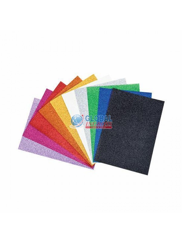 FOGLI CARTA GLITTER A4 ASS.