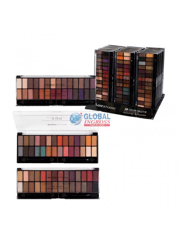 PALETTE MAGIC STUDIO 28EYESHADOW ass.