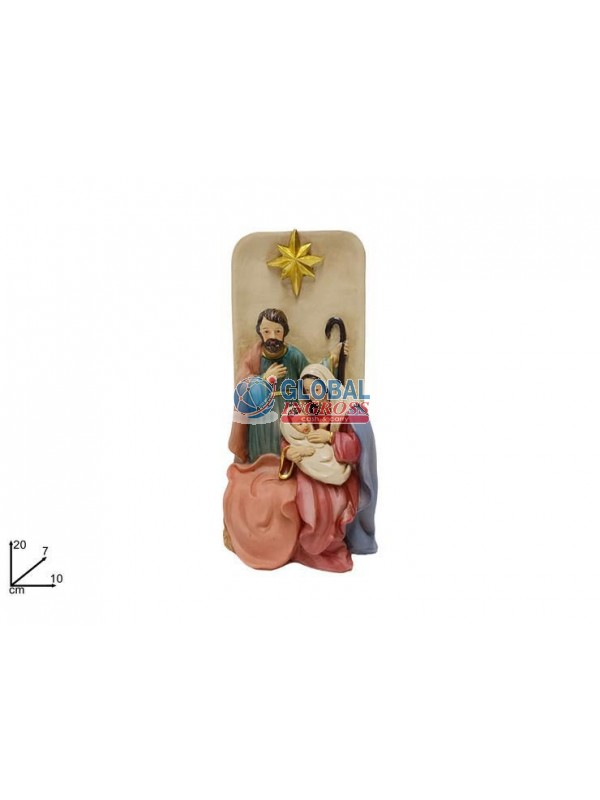 GRUPPO NATIVITA' C/STELLA 20cm