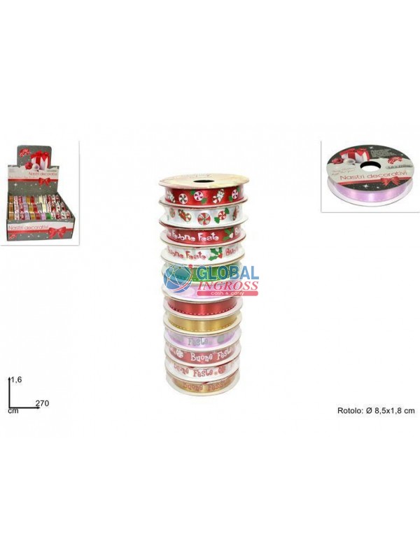 NASTRO NATALE cm1,6x2,7mt